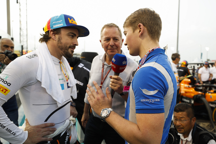 Billy Monger mit Fernando Alonso