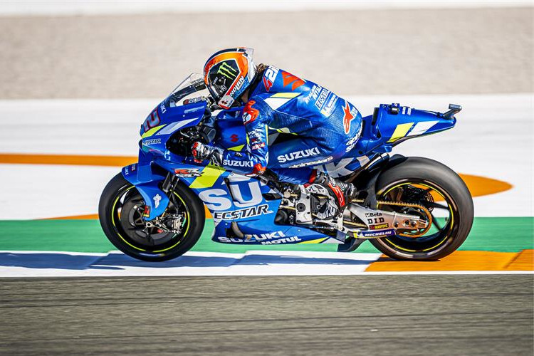 Alex Rins bekam in Valencia den ersten Vorgeschmack auf die Suzuki 2020