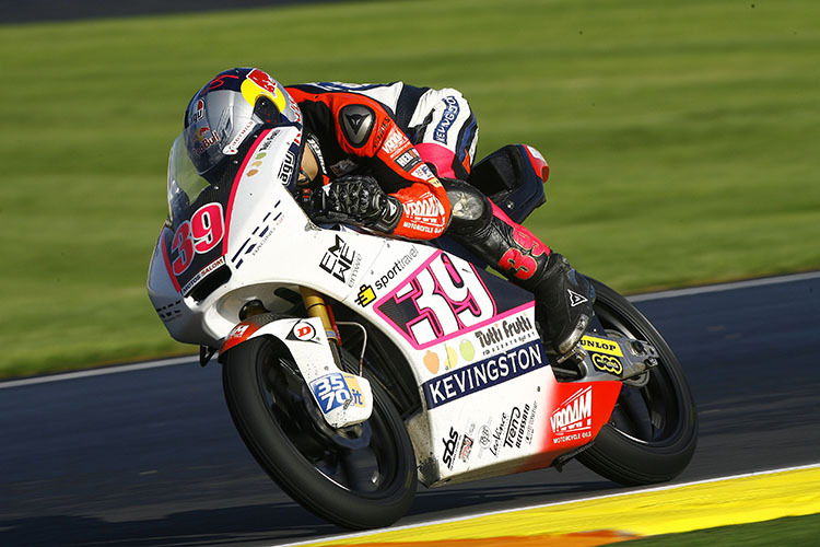 2012 war Luis Salom mit einer Kalex-KTM für RW Racing in der Moto3-WM unterwegs
