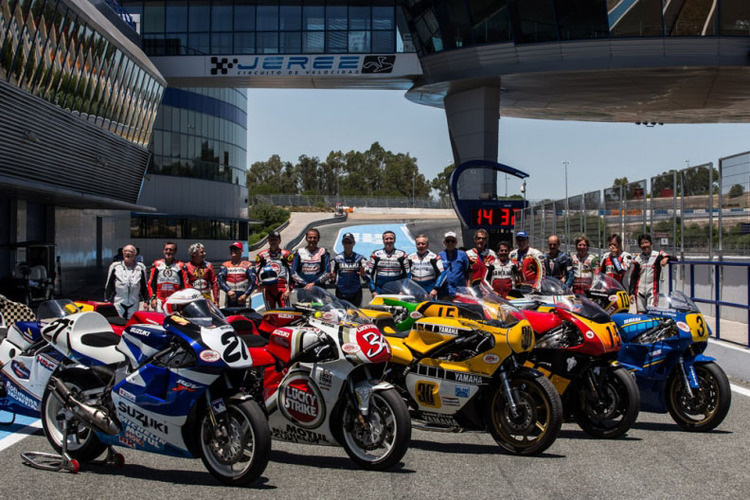 Die «World GP Bike Legends» 2015 in Jerez