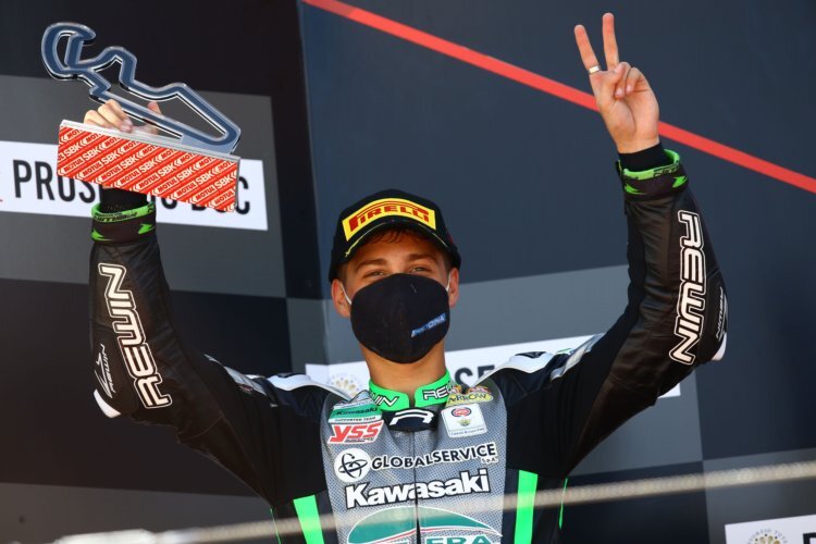 Das Podium in Aragon war das Highlight von Thomas Brianti