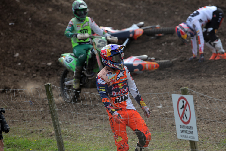 Jeffrey Herlings nach seinem Crash im Talkessel 2021