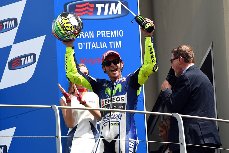 Valentino Rossi: Jubel über Platz 3