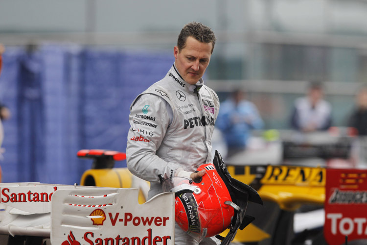Michael Schumacher übte nach dem Rennen Selbstkritik