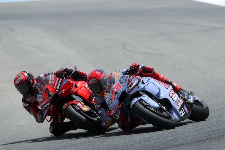 Pecco Bagnaia und Marc Marquez in Jerez