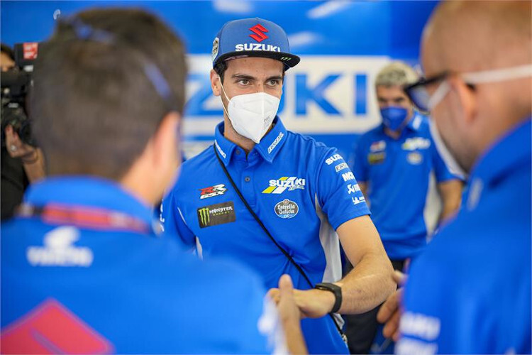 Am kommenden Wochenende wird Alex Rins nicht mehr nur als Beobachter in der Box sein