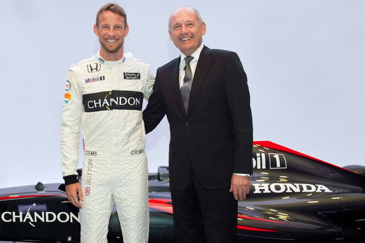 Jenson Button und Ron Dennis