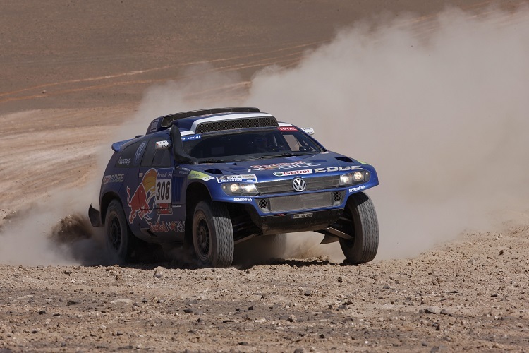 Der VW Touareg bei der Rallye Dakar