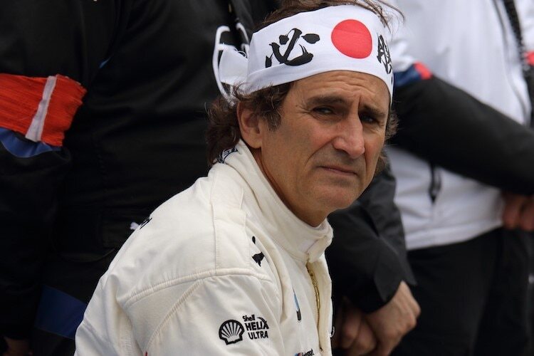 Alex Zanardi beim Dream Race im November in Fuji