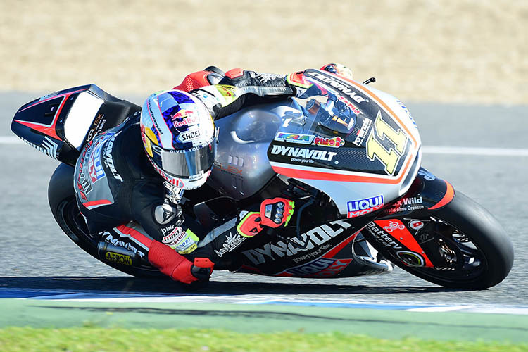 Sandro Cortese auf seiner Kalex in Jerez