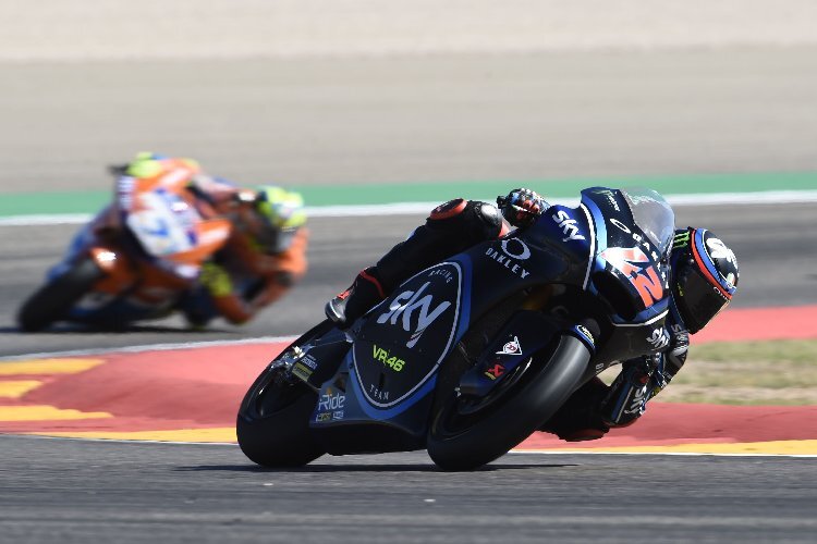 Francesco Bagnaia war mit seinem zweiten Platz in Aragon zufrieden