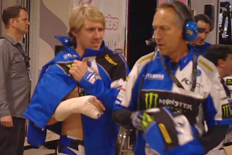 Justin Barcia: Rechte Hand in Gips
