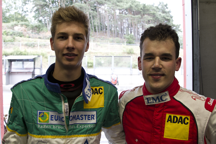 Auf Pole in Zolder - Ferdinand Stuck und Daniel Dobitsch