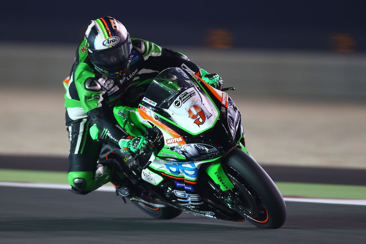 Leon Haslam legte in Katar das Potenzial von Pedercinin Kawasaki offen: Platz 5!