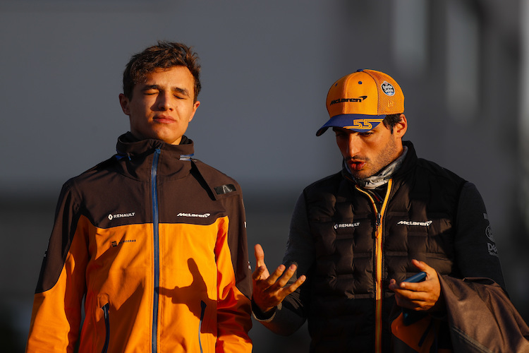 Lando Norris und Carlos Sainz