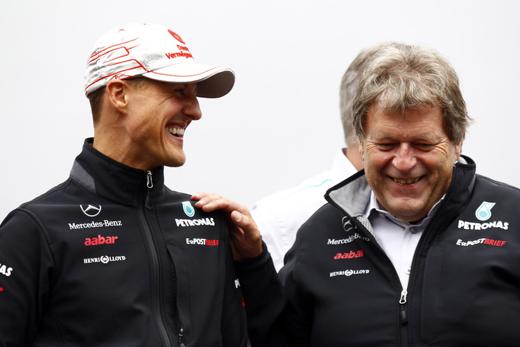 Ob Schumi auch zu Haugs DTM-Plan lächelt?