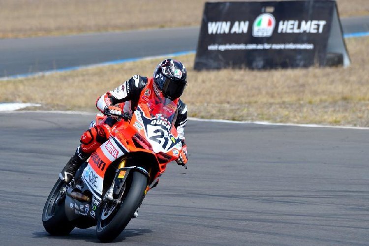 Troy Bayliss in Morgan Park