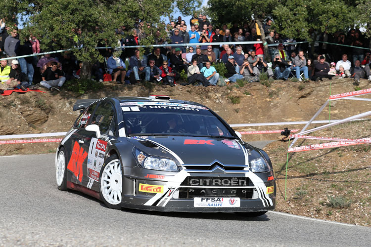 Kubica fährt im Citroën C4 WRC seinen Konkurrenten auf und davon