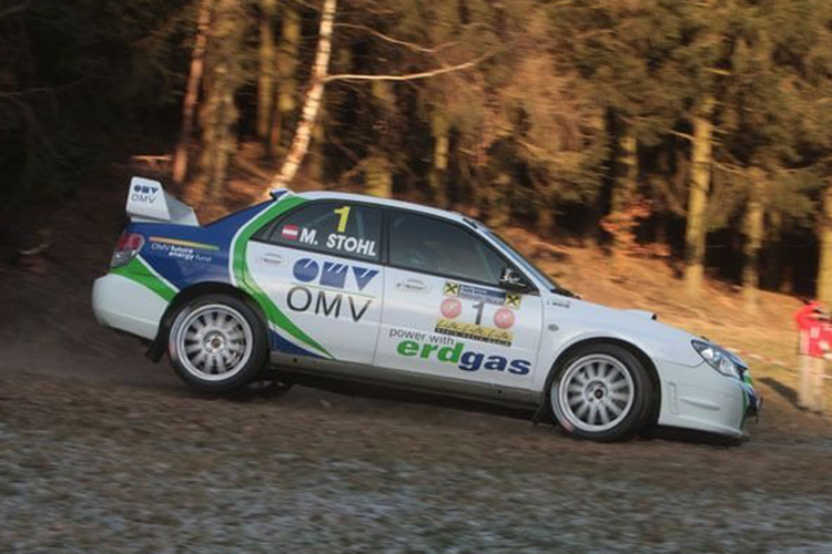 Manfred Stohl bei der Jänner-Rallye 2009