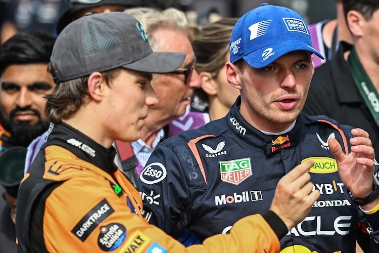 Max Verstappen hält viel von Oscar Piastri