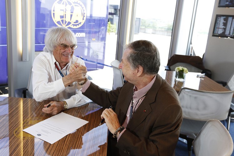 Was hecken Bernie Ecclestone und Jean Todt aus?