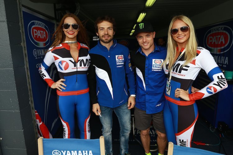 Sylvain Guintoli und Alex Lowes lieben ihren Job bei Yamaha