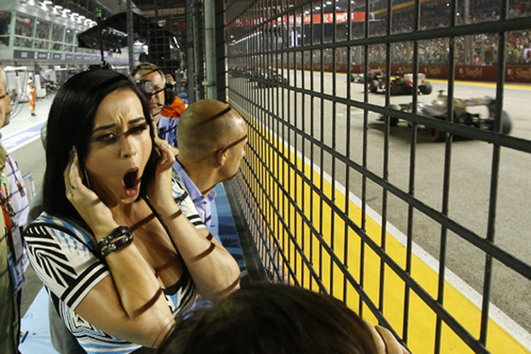 Katy Perry beim Singapur-GP: Der Sound stimmt