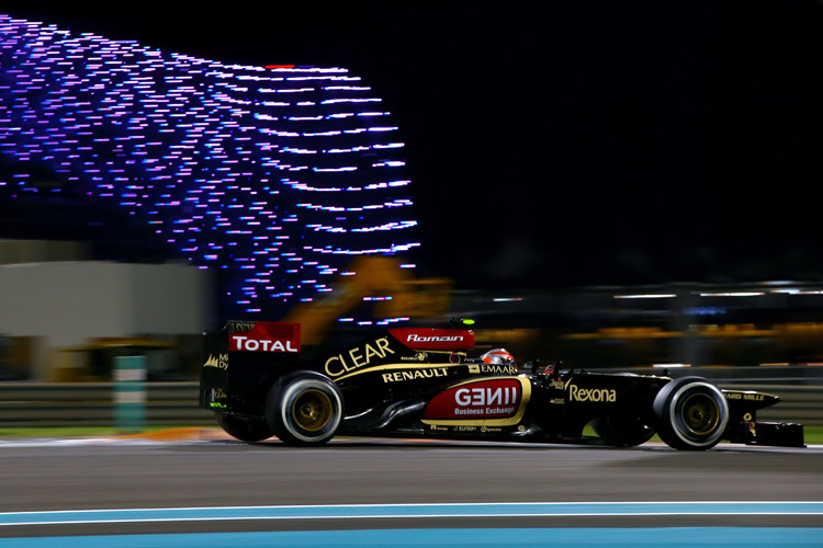 Romain Grosjean wird auch 2014 für Lotus fahren