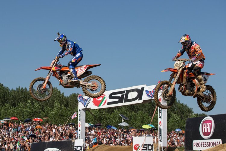 Tony Cairoli und Jeffrey Herlings: Schnappt sich einer der Red Bull KTM-Piloten den Sieg in Lommel?