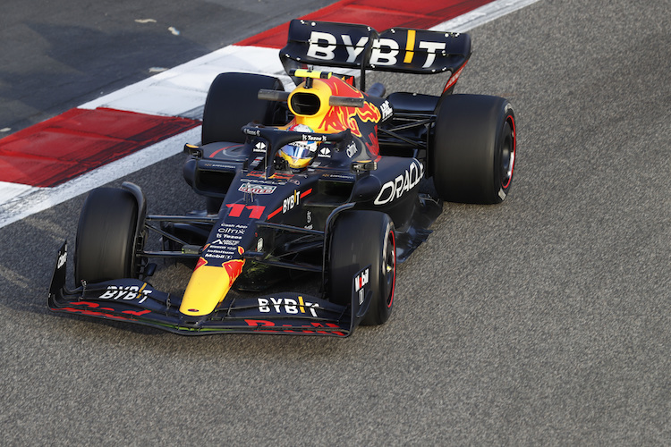 Sergio Pérez im Auto von Red Bull Racing