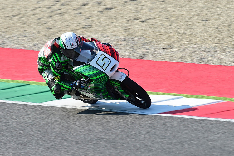 Romano Fenatis KTM war in den Nationalfarben Italiens lackiert