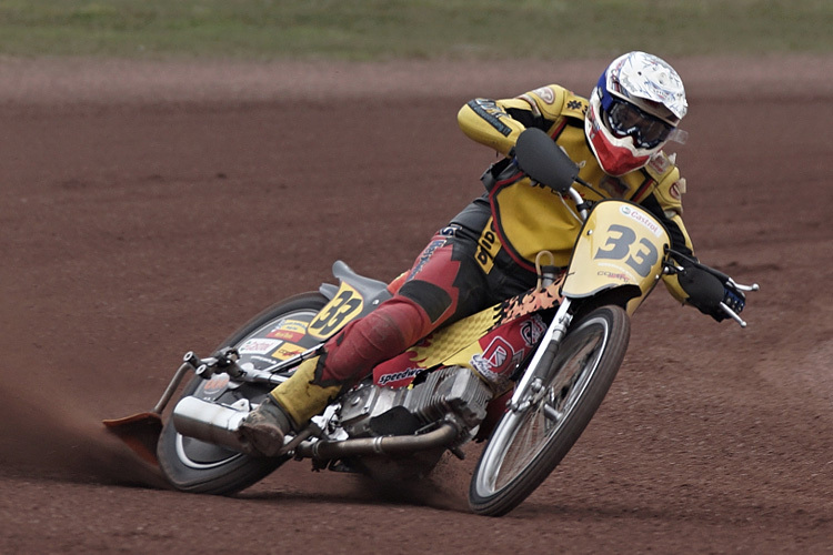 Marcel Dachs beim Training in Herxheim