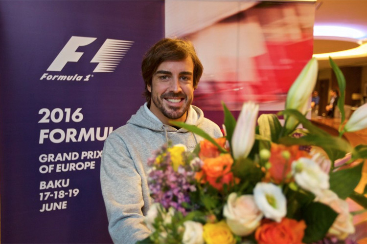 Fernando Alonso als GP-Botschafter