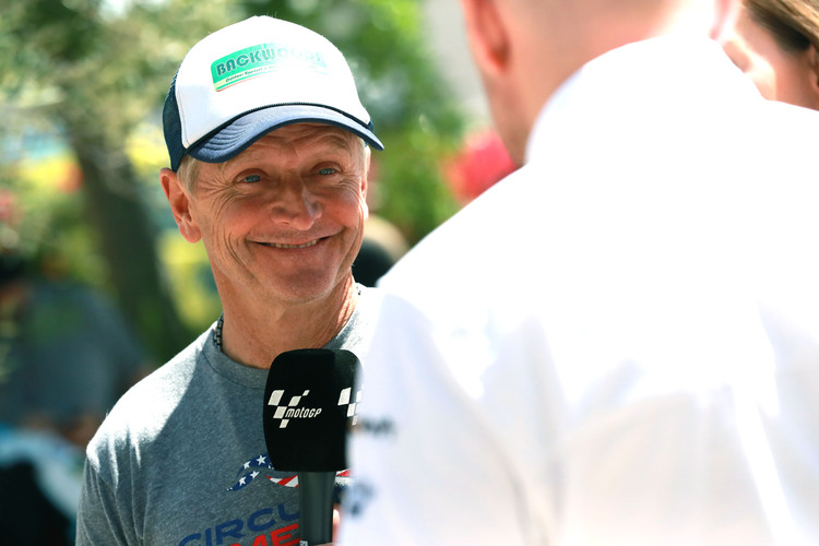 Kevin Schwantz ist immer noch ein begehrter Gesprächspartner