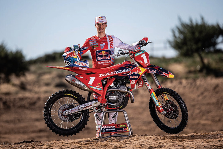 Weltmeister Jorge Prado startet in die neue Motocross-Saison