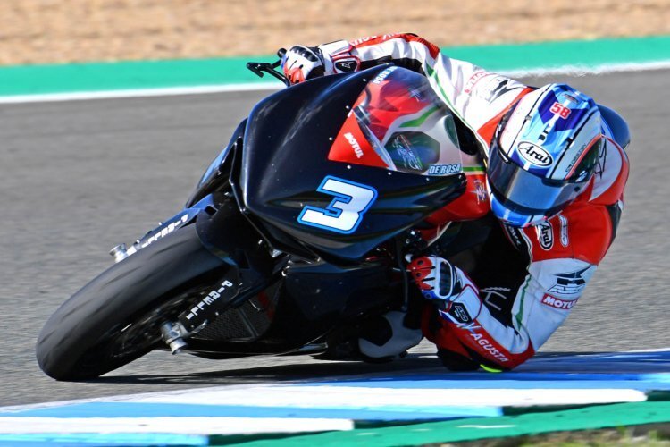 Raffaele De Rosa beim Jerez-Test