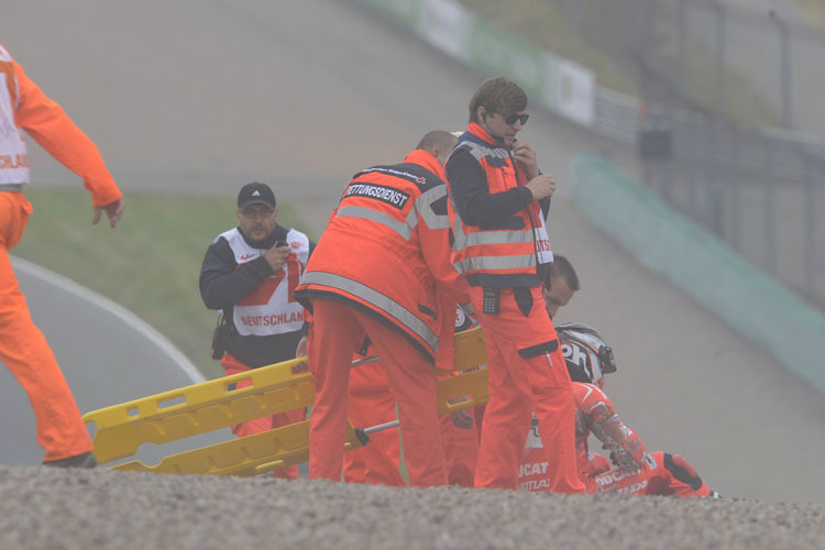 Andrea Dovizioso: Der Italiener blieb unverletzt