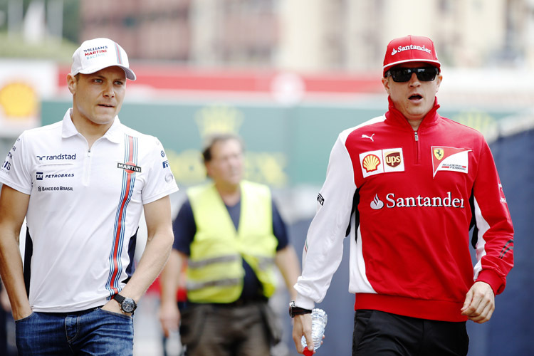 Formel-1-Gerücht: Valtteri Bottas soll bei Ferrari Landsmann Kimi Räikkönen ersetzen