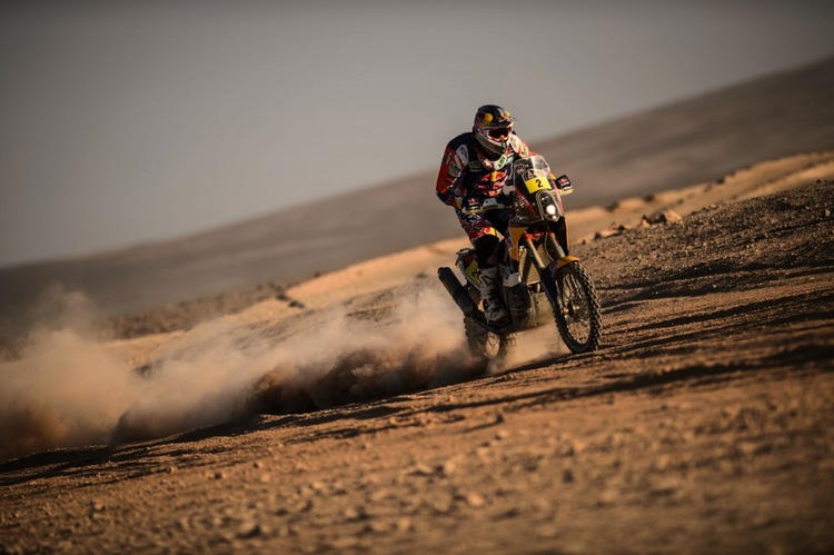 Marc Coma auf dem Weg zum Dakar-Sieg 2014