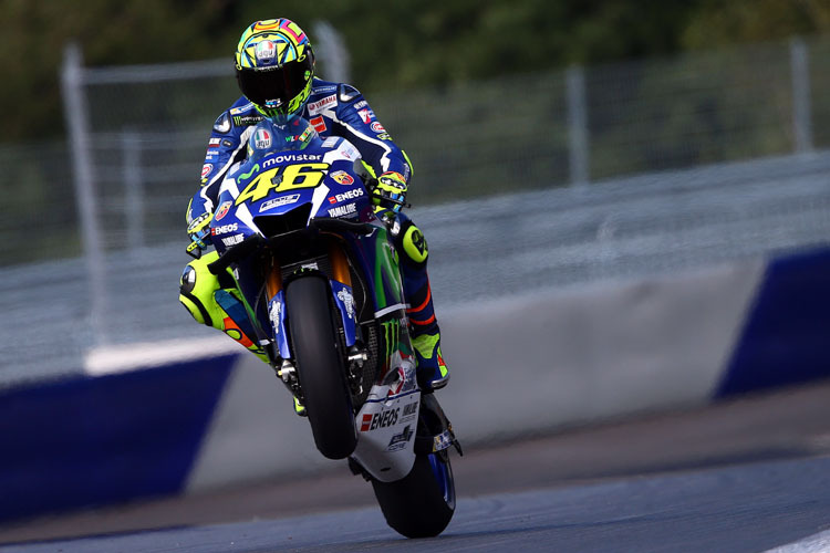 Valentino Rossi wird in Silverstone sein 250. MotoGP-Rennen bestreiten