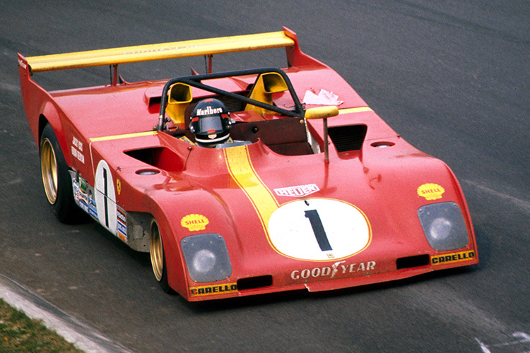 Jacky Ickx im wunderbaren 1973er Ferrari 312PB