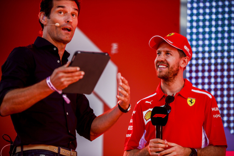 Mark Webber und Sebastian Vettel​