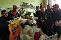 Nico Müller bekam Besuch von seinem Team