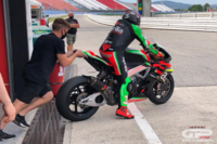 Max Biaggi am Donnerstag auf dem Misano World Circuit