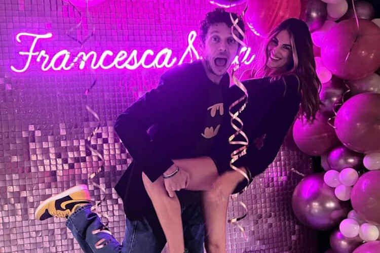 Valentino Rossi und seine Francesca Sofia auf ihrer Geburtstags-Party