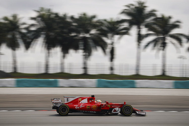 Sebastian Vettel war am Trainingsfreitag der Schnellste