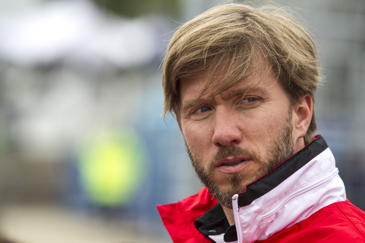 Nick Heidfeld rührt die Werbetrommel für die Formel E