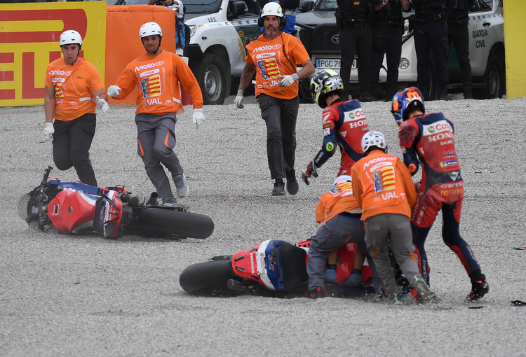 Honda wird das Bild nicht mögen: Joan Mir und Luca Marini