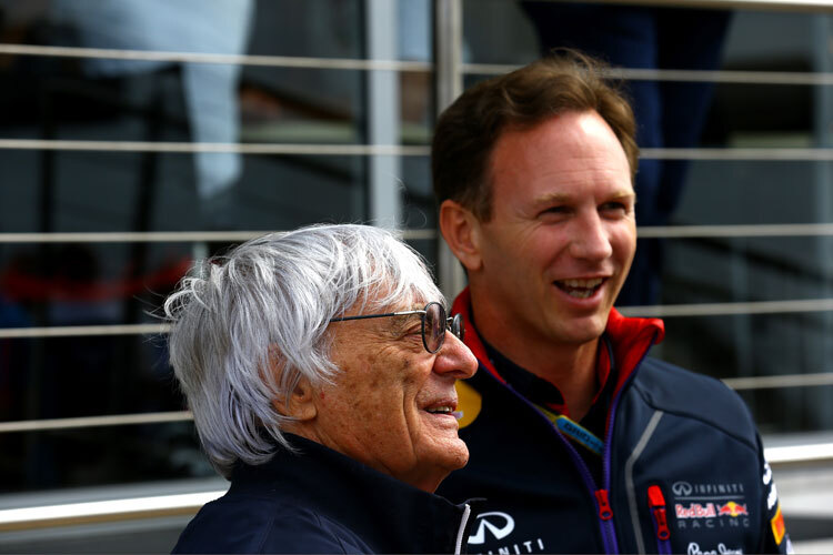 Christian Horner ist froh, dass Bernie Ecclestone wieder da ist