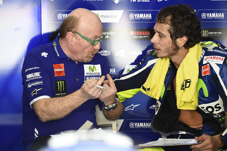 Silvano Galbusera mit Valentino Rossi